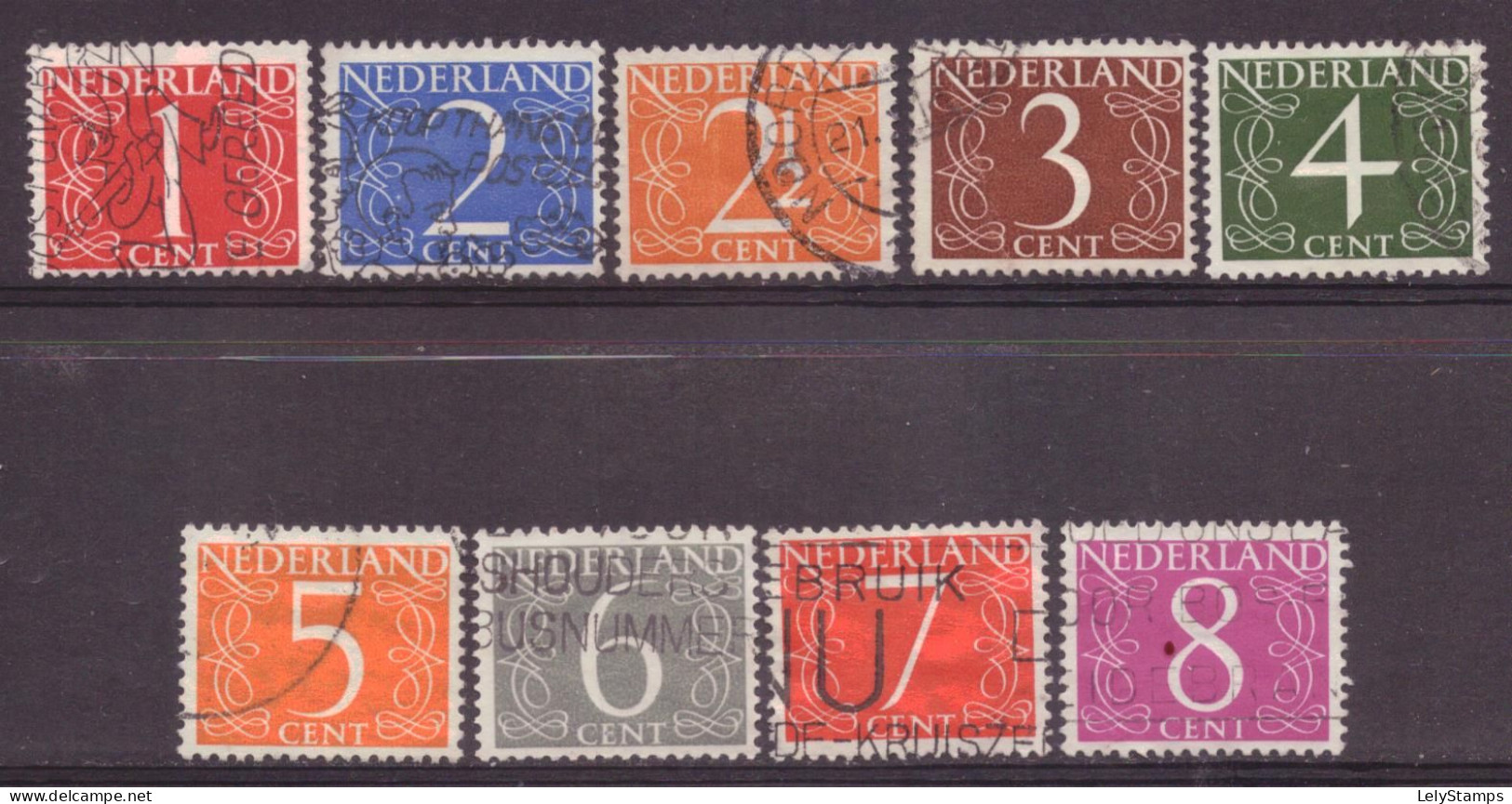 Nederland - Niederlande - Pays Bas NVPH 460 T/m 468 Used (1946) - Gebruikt