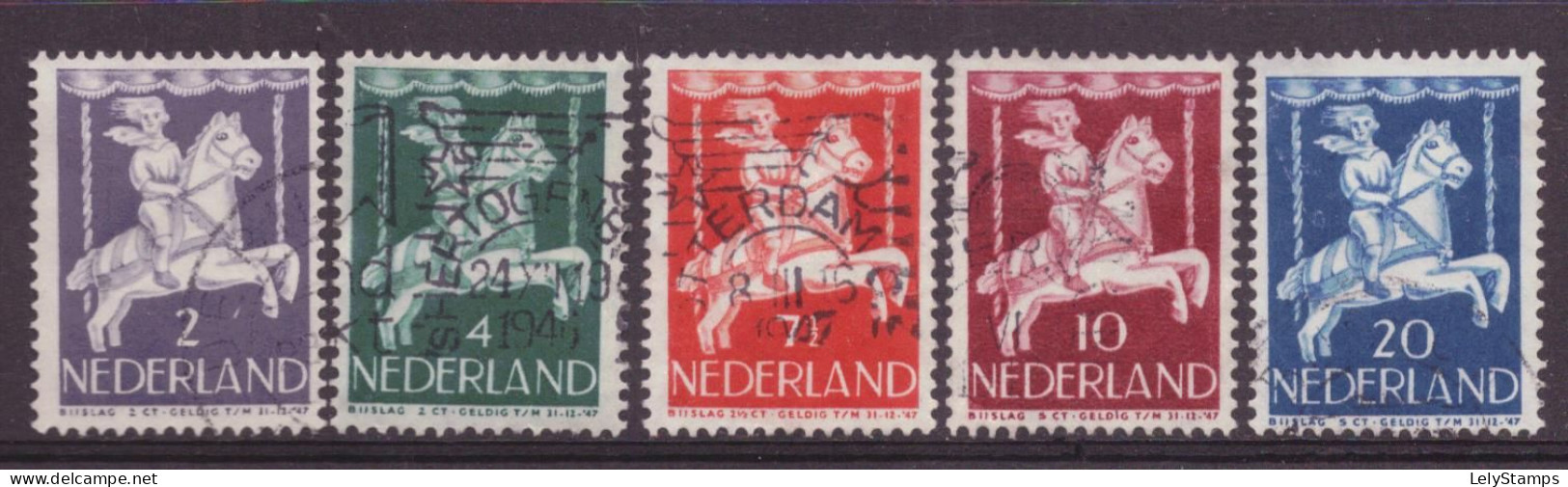 Nederland / Niederlande / Pays Bas NVPH 469 T/m 473 Used (1946) - Gebruikt