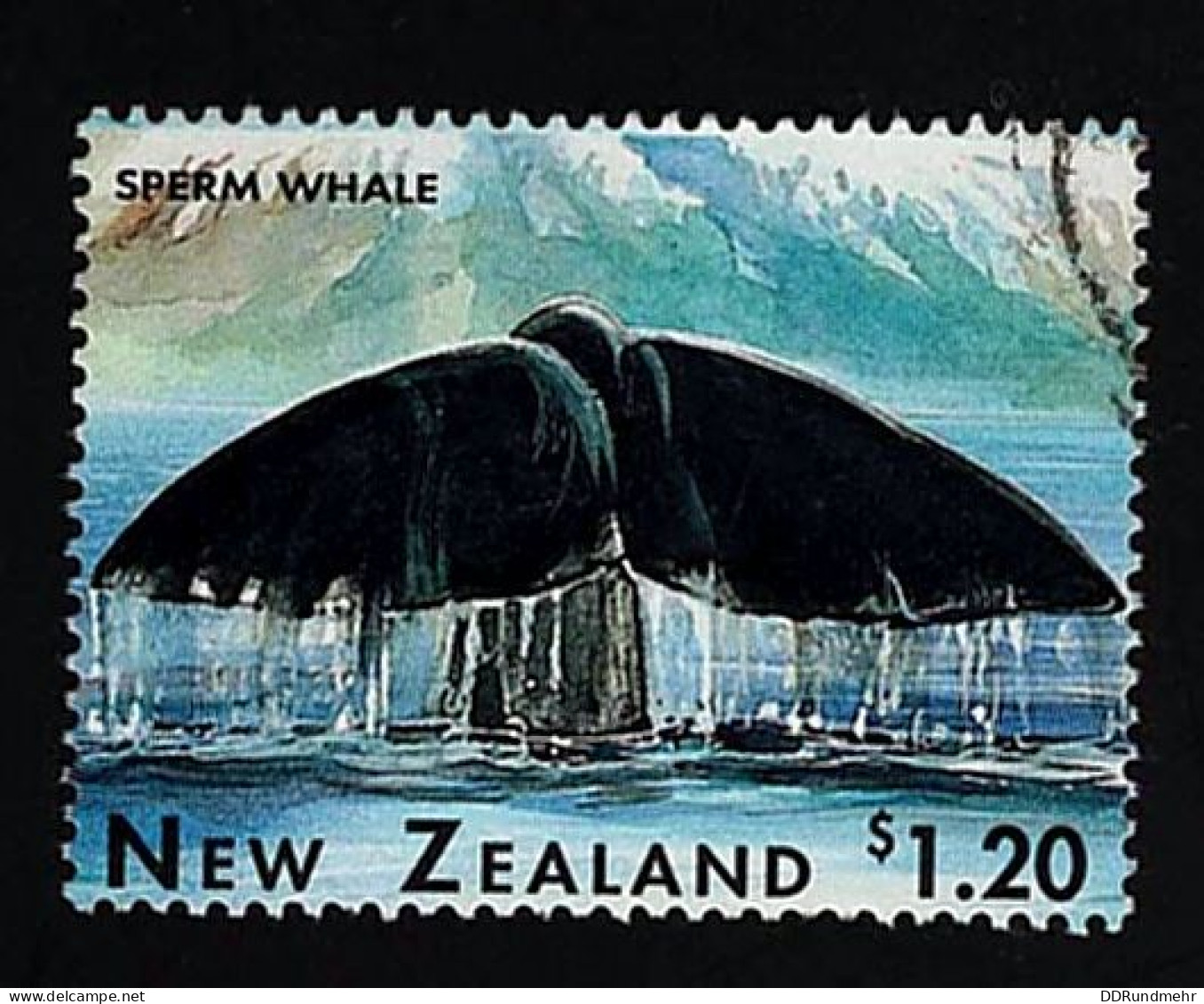 1996 Sperm Whale Michel NZ 1514 Stamp Number NZ 1369 Yvert Et Tellier NZ 1458 Stanley Gibbons NZ 1995 - Gebruikt