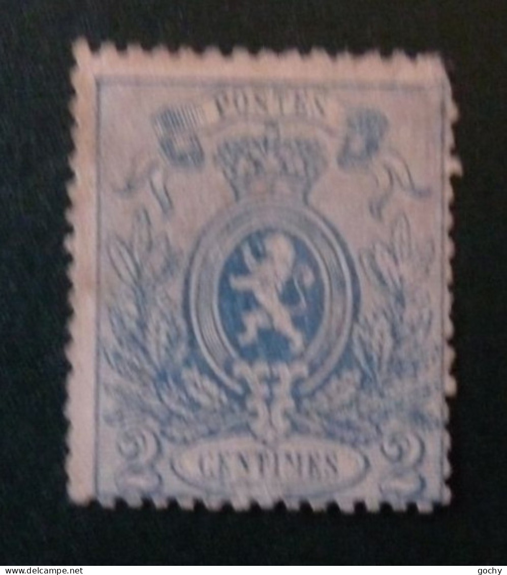 Belgium N° 24A MNG  1867  Cat: 140 € - 1866-1867 Piccolo Leone