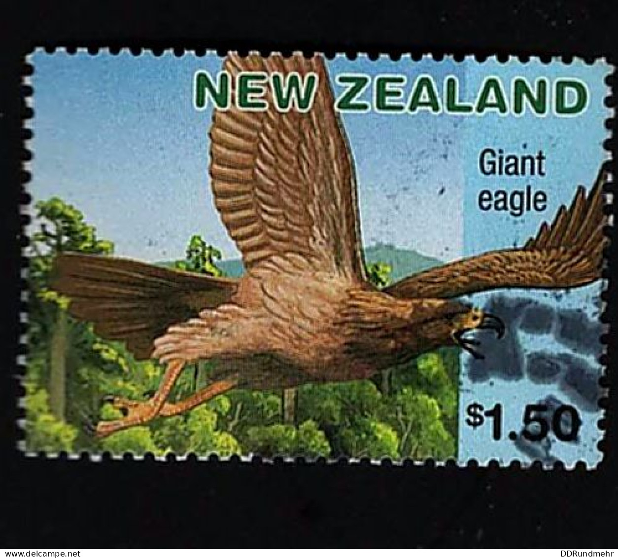 1996 Haast's Eagle  Michel NZ 1562 Stamp Number NZ 1397 Yvert Et Tellier NZ 1486 Stanley Gibbons NZ 2032 - Usados