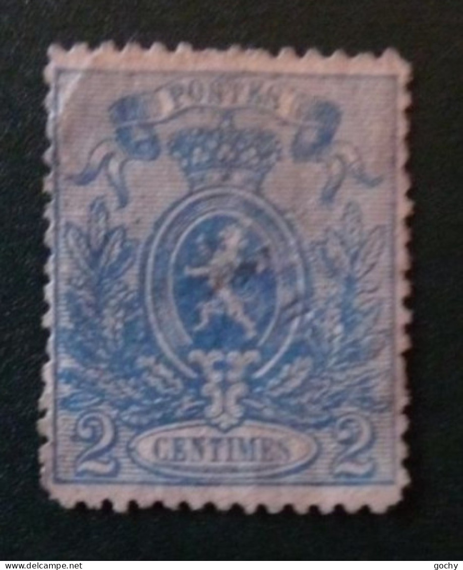 Belgium N° 24b MNG  1867  Cat: 210 € - 1866-1867 Blasón