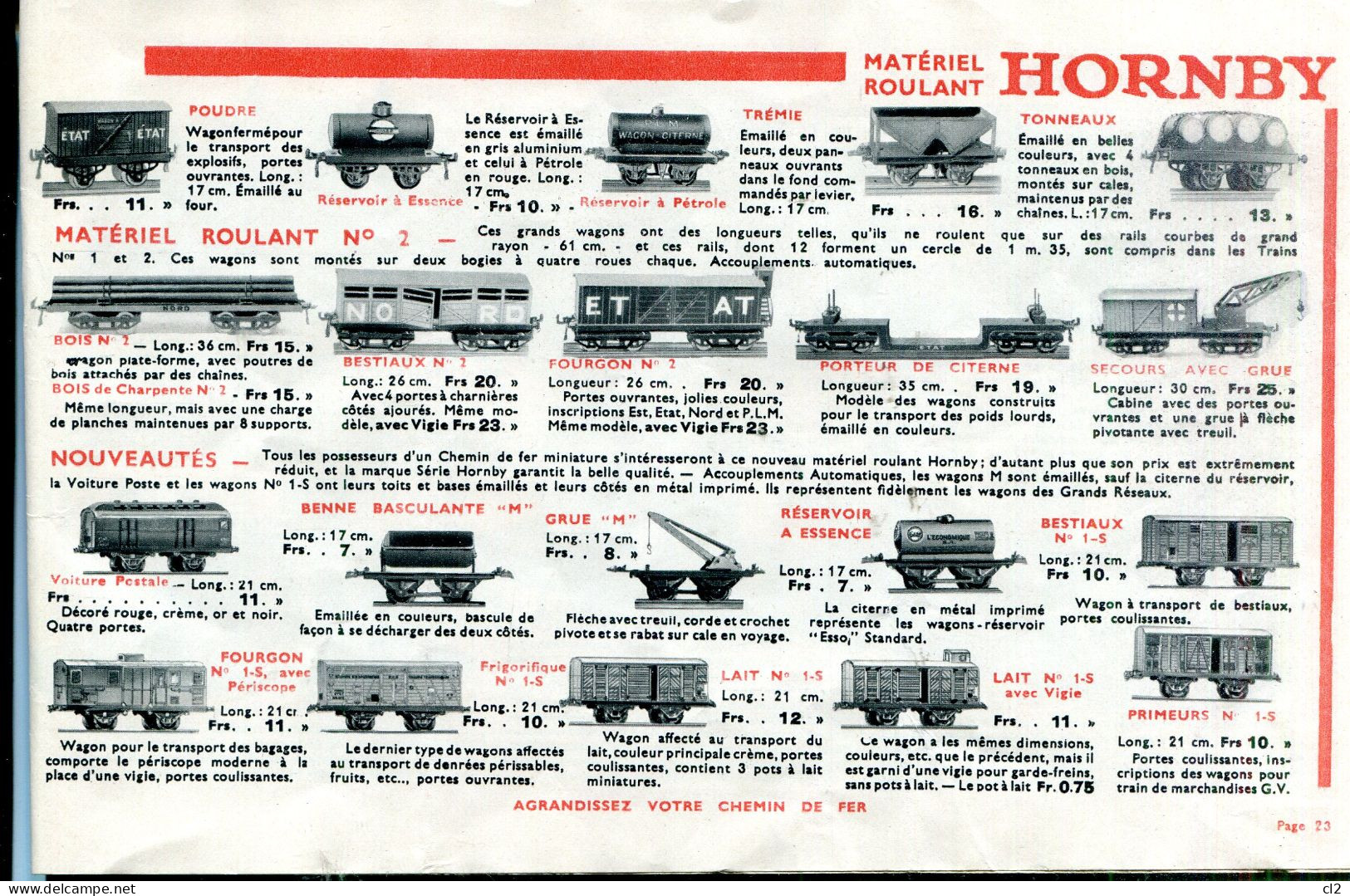 Catalogue MECCANO - HORNBY (sans Couverture, Prix En Conséquence) - Meccano