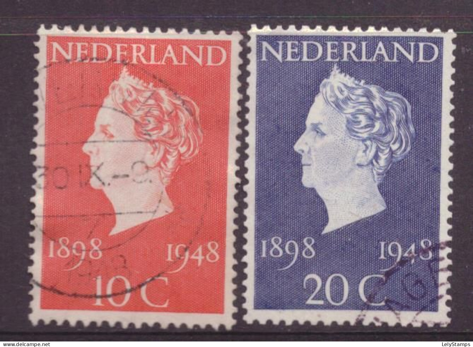 Nederland / Niederlande / Pays Bas NVPH 504 & 505 Used (1948) - Gebruikt