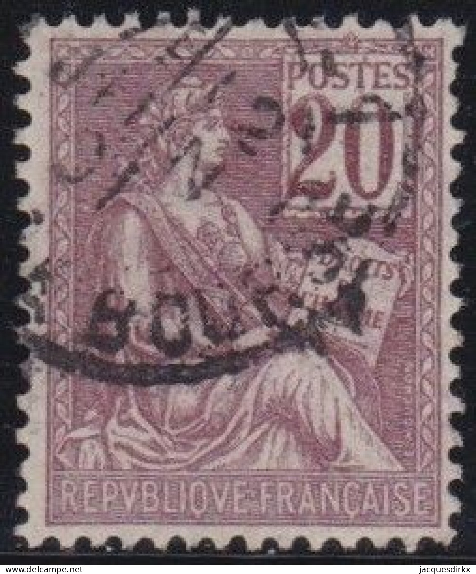 France  .  Y&T   .    113      .   O      .    Oblitéré - 1900-02 Mouchon