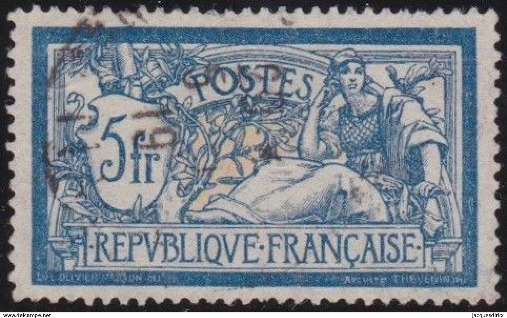 France  .  Y&T   .    123     .   O      .    Oblitéré - 1900-27 Merson