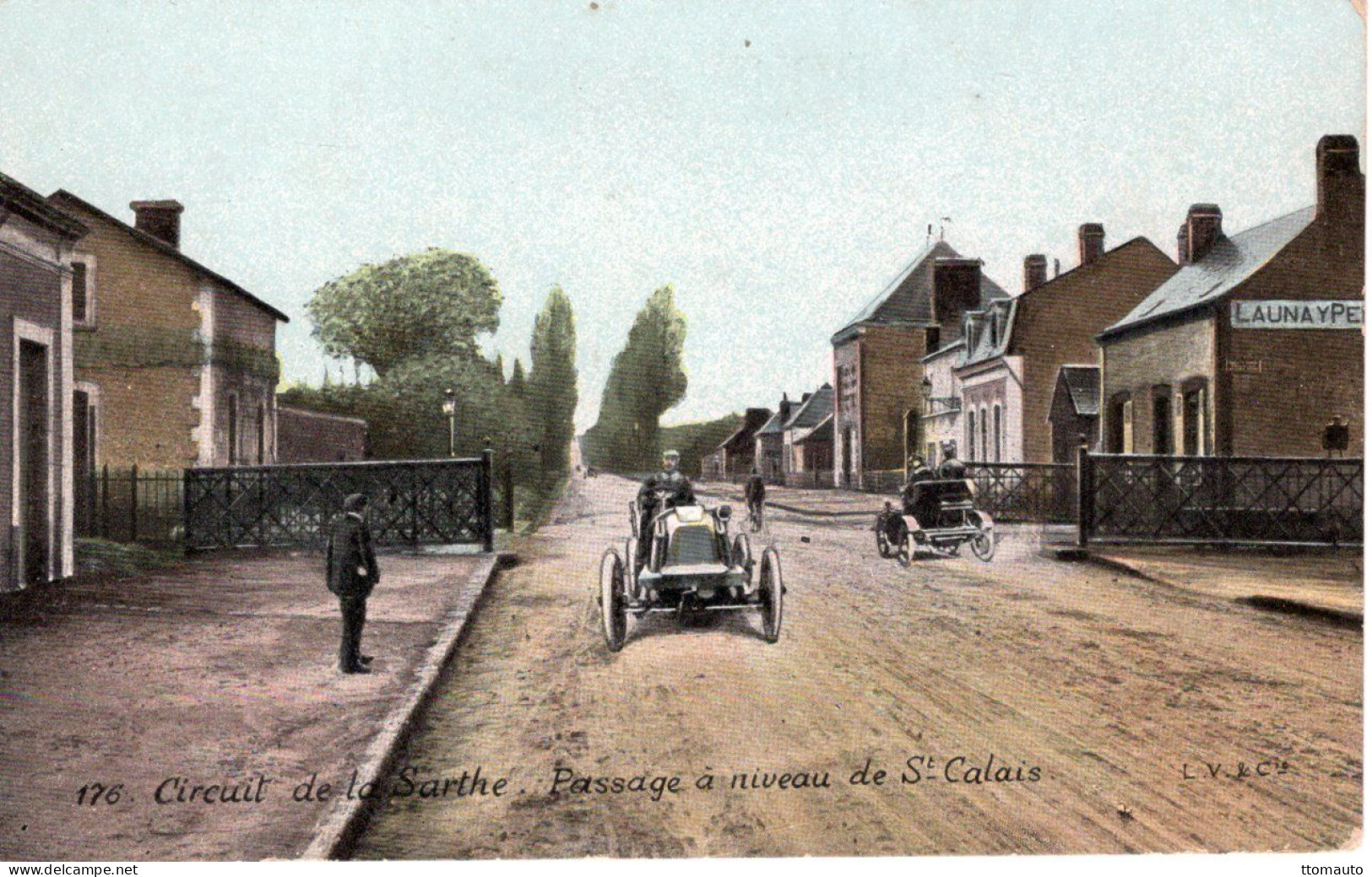 Circuit De La Sarthe - Passage A Niveau De St.Calais  - CPA - Le Mans