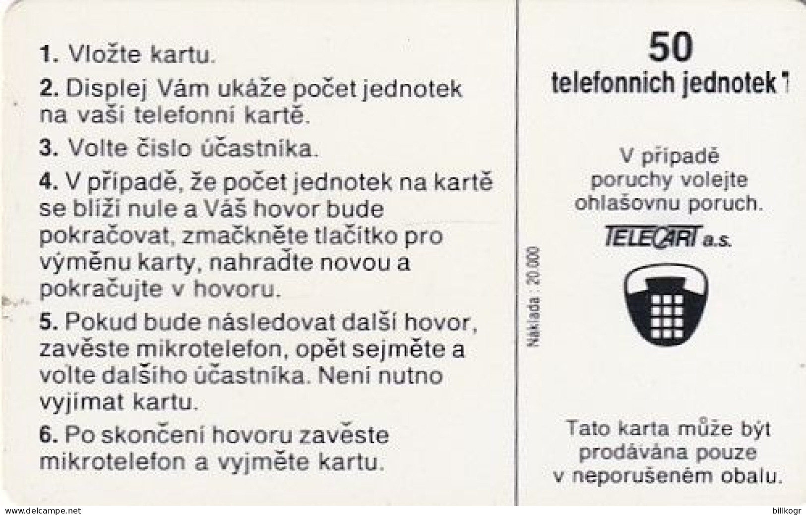 CZECHOSLOVAKIA - Vystava V Praze, Telecart A.s. First Issue 50 Units, Chip SC6, Tirage %20000, 06/91, Used - Tsjechoslowakije
