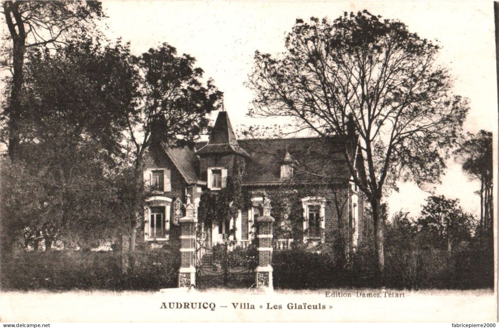 CPA 62 (Pas-de-Calais) Audruicq - Villa "Les Glaïeuls" TBE éd. Damez.Tétart - Audruicq