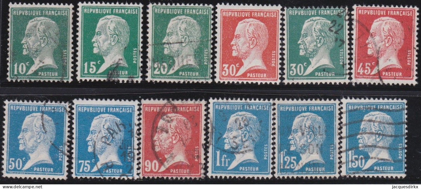 France  .  Y&T   .    170/181   .     O  (173: * )      .    Neuf Avec Gomme - Used Stamps