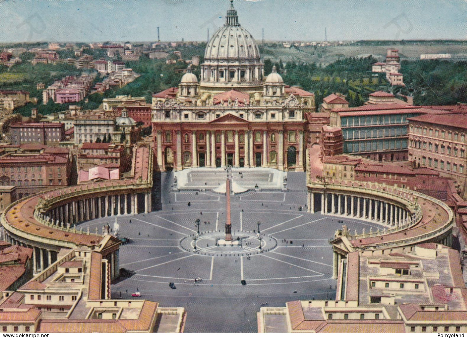 CARTOLINA  ROMA,LAZIO-BASILICA DI S.PIETRO-STORIA,MEMORIA,CULTURA,RELIGIONE,IMPERO ROMANO,BELLA ITALIA,VIAGGIATA 1972 - San Pietro