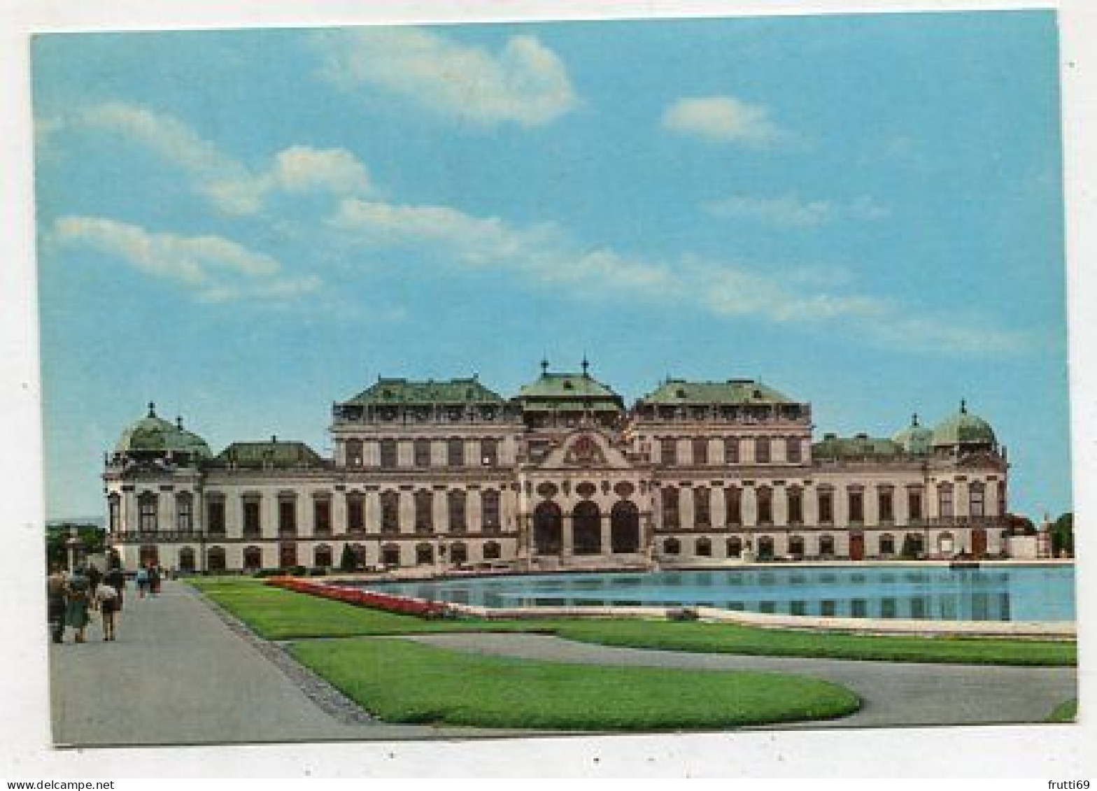 AK 190884 AUSTRIA - Wien - Belvedere Mit Teich - Belvedere