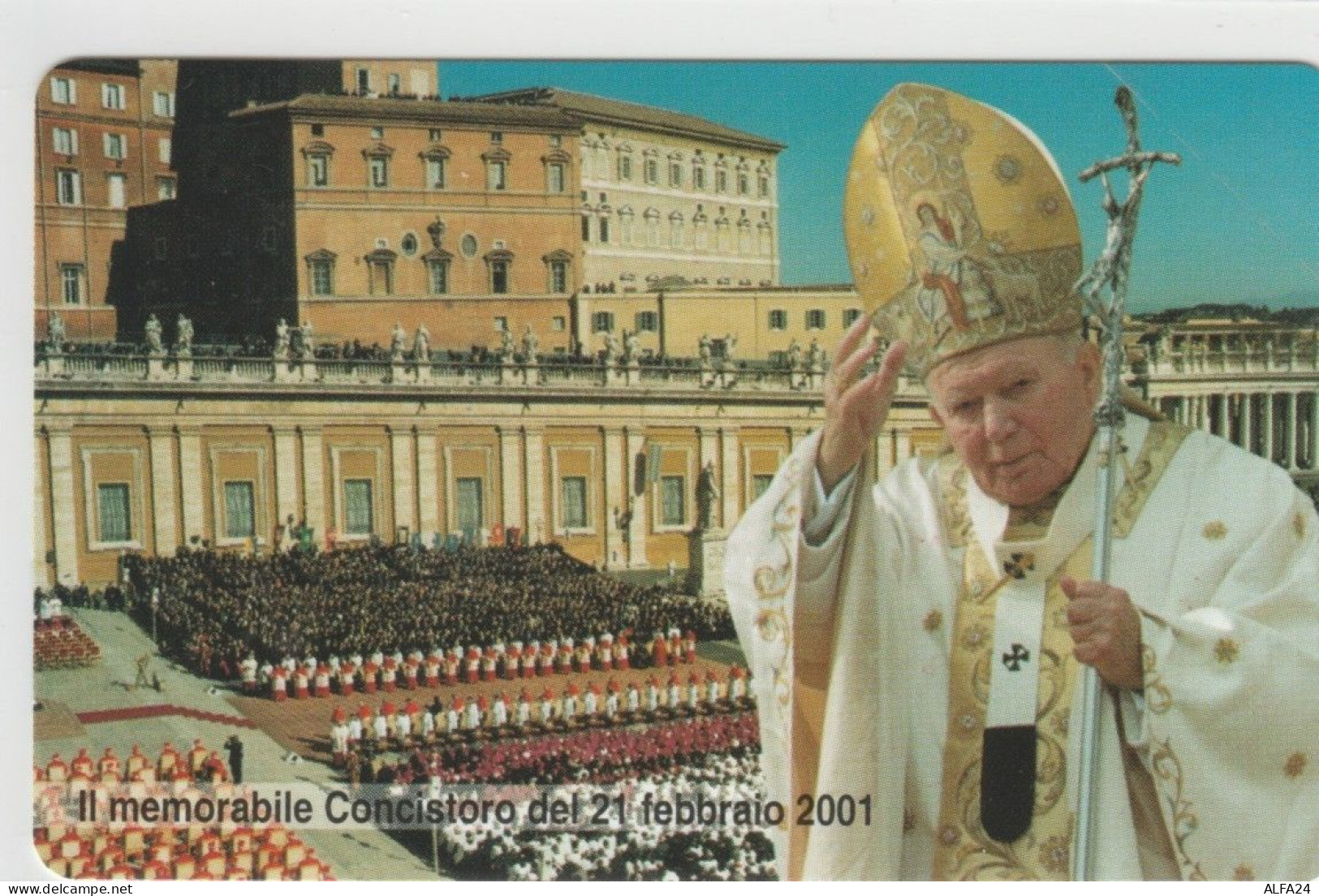 PHONE CARDS VATICANO NEW SCV85 CONCISTORO 2001 - Vatican