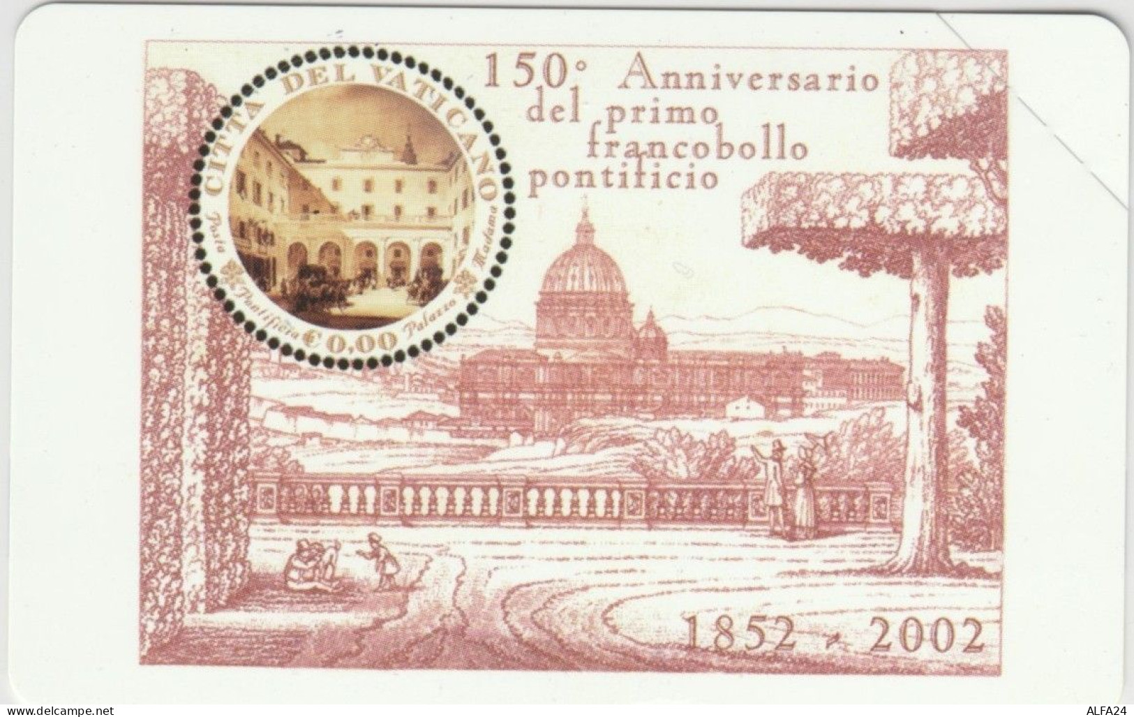 SCHEDA TELEFONICA NUOVA VATICANO SCV99 ANNIVERSARIO FRANCOBOLLO - Vaticano