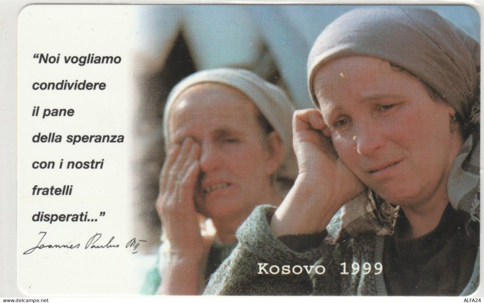 SCHEDA TELEFONICA NUOVA VATICANO SCV64 KOSOVO 1999 - Vatican