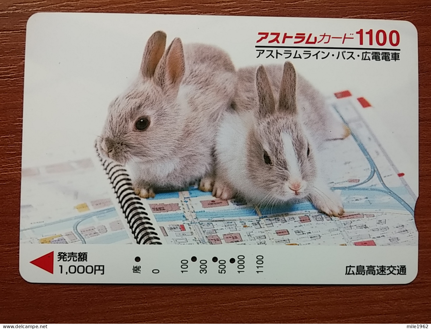 T-429 - JAPAN, Japon, Nipon, Carte Prepayee, Prepaid, Animal, Rabbit, Lapin - Conejos