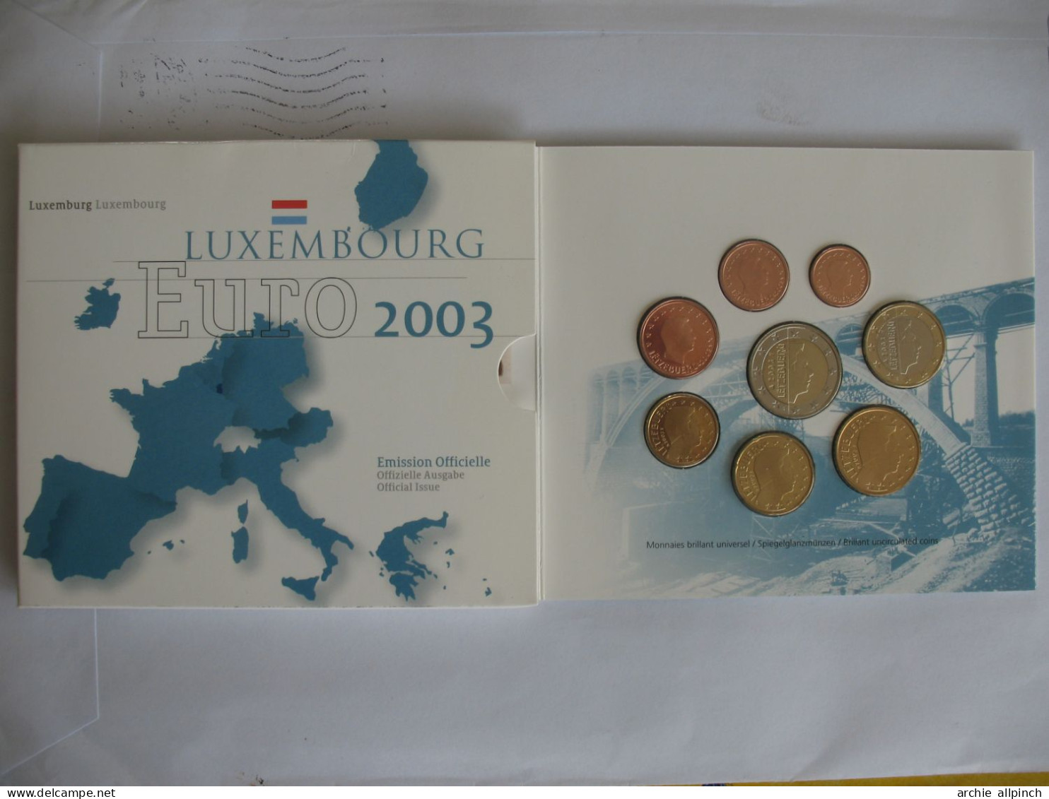 Euros Luxembourg 2003 Set De 8 Pièces - - Luxemburg