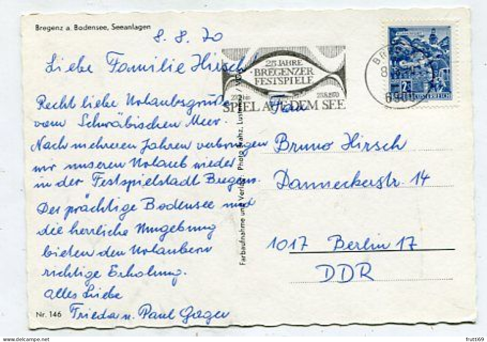 AK 190895 AUSTRIA - Bregenz A. Bodensee - Seeanlagen - Bregenzerwaldorte