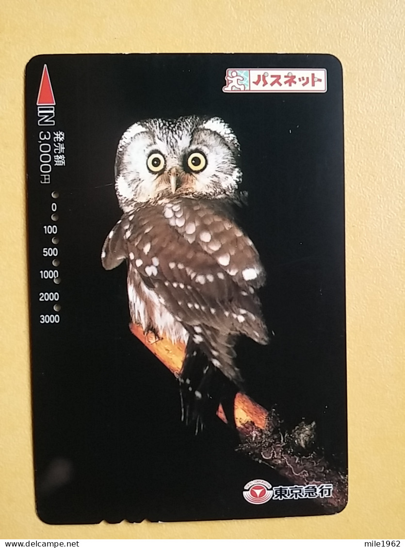 T-431 - JAPAN, Japon, Nipon, Carte Prepayee, Prepaid, Animal, Bird, Oiseau - Otros & Sin Clasificación