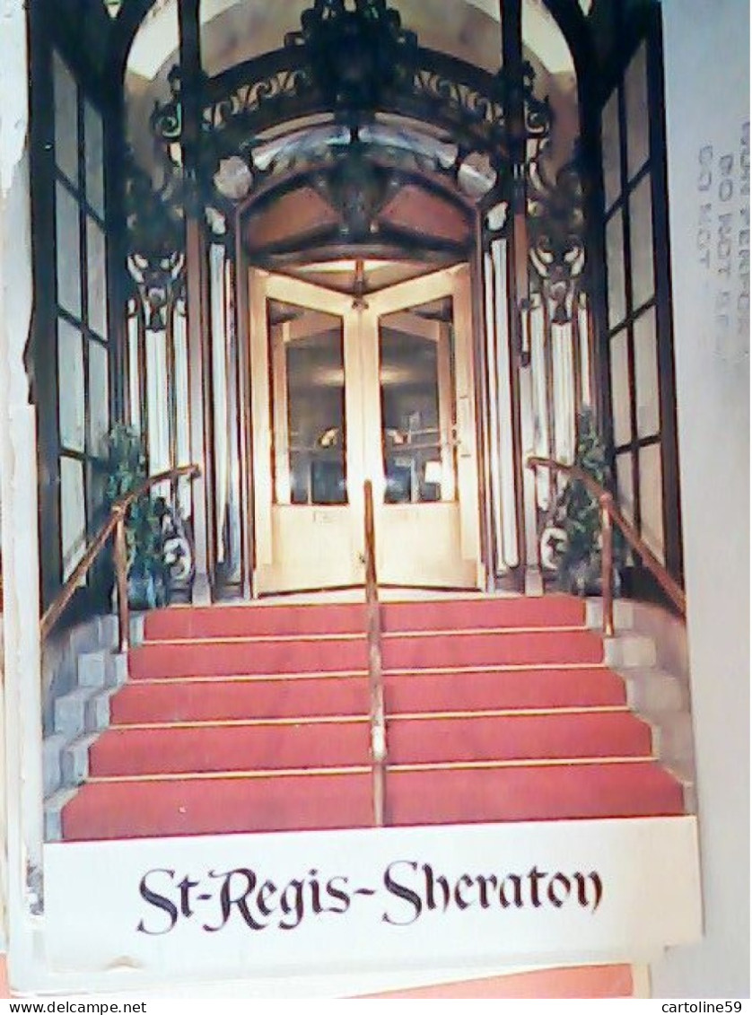 HOTEL  ST-REGIS SHERATON...NEW-YORK  VB1968 JR5015 - Wirtschaften, Hotels & Restaurants