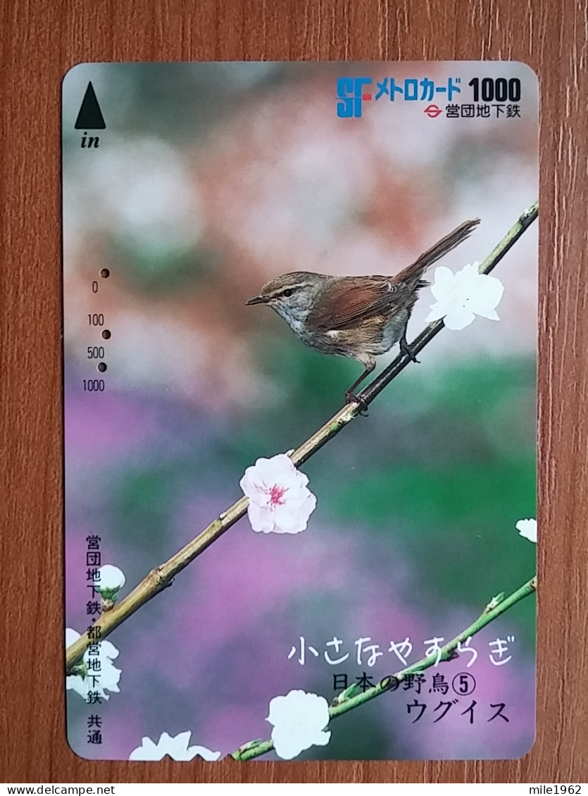 T-431 - JAPAN, Japon, Nipon, Carte Prepayee, Prepaid, Animal, Bird, Oiseau - Altri & Non Classificati