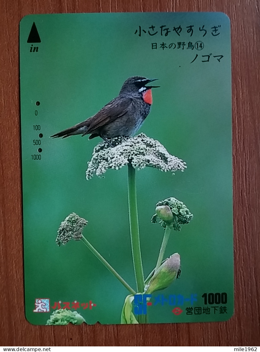 T-431 - JAPAN, Japon, Nipon, Carte Prepayee, Prepaid, Animal, Bird, Oiseau - Other & Unclassified