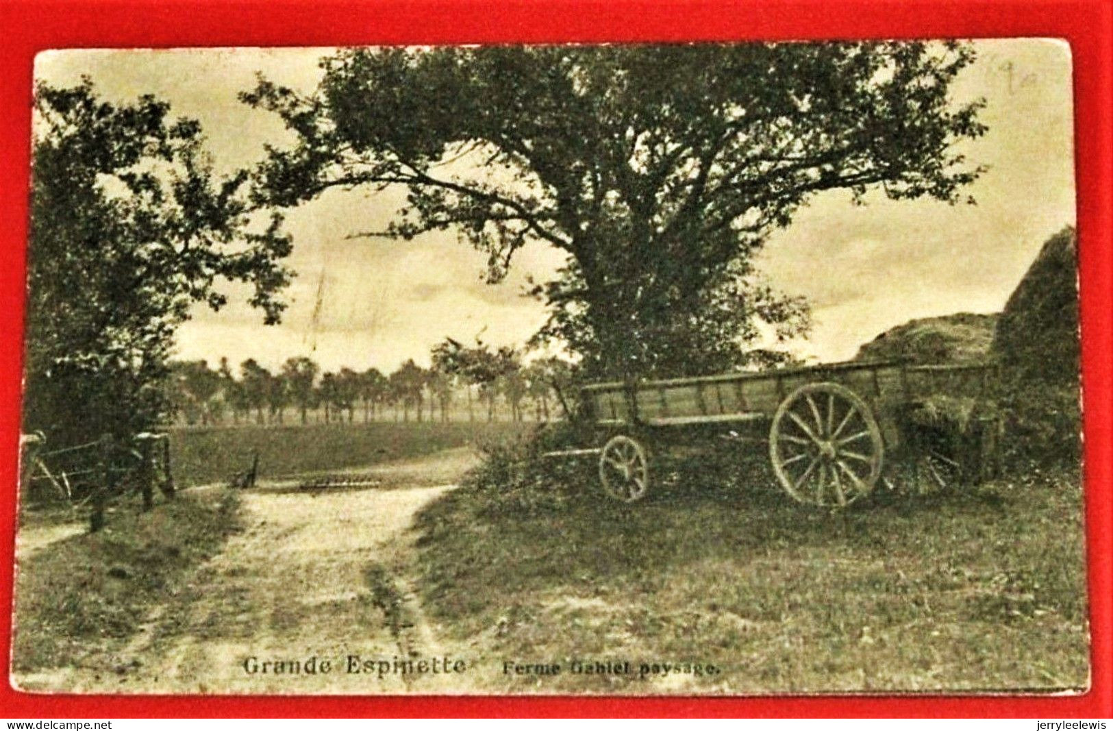 ST GENESIUS RODE - RHODE ST GENESE  -  Grande Espinette  -  Ferme Gabiel  - 1911  - - Rhode-St-Genèse - St-Genesius-Rode