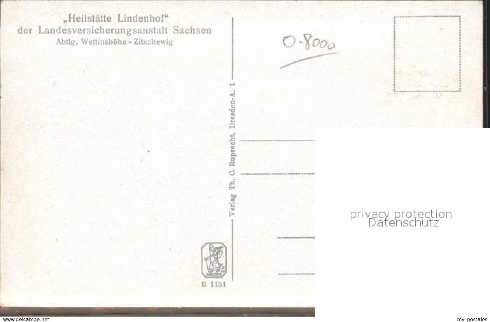 42159005 Coswig Sachsen Heilstaette Lindenhof  Coswig - Coswig
