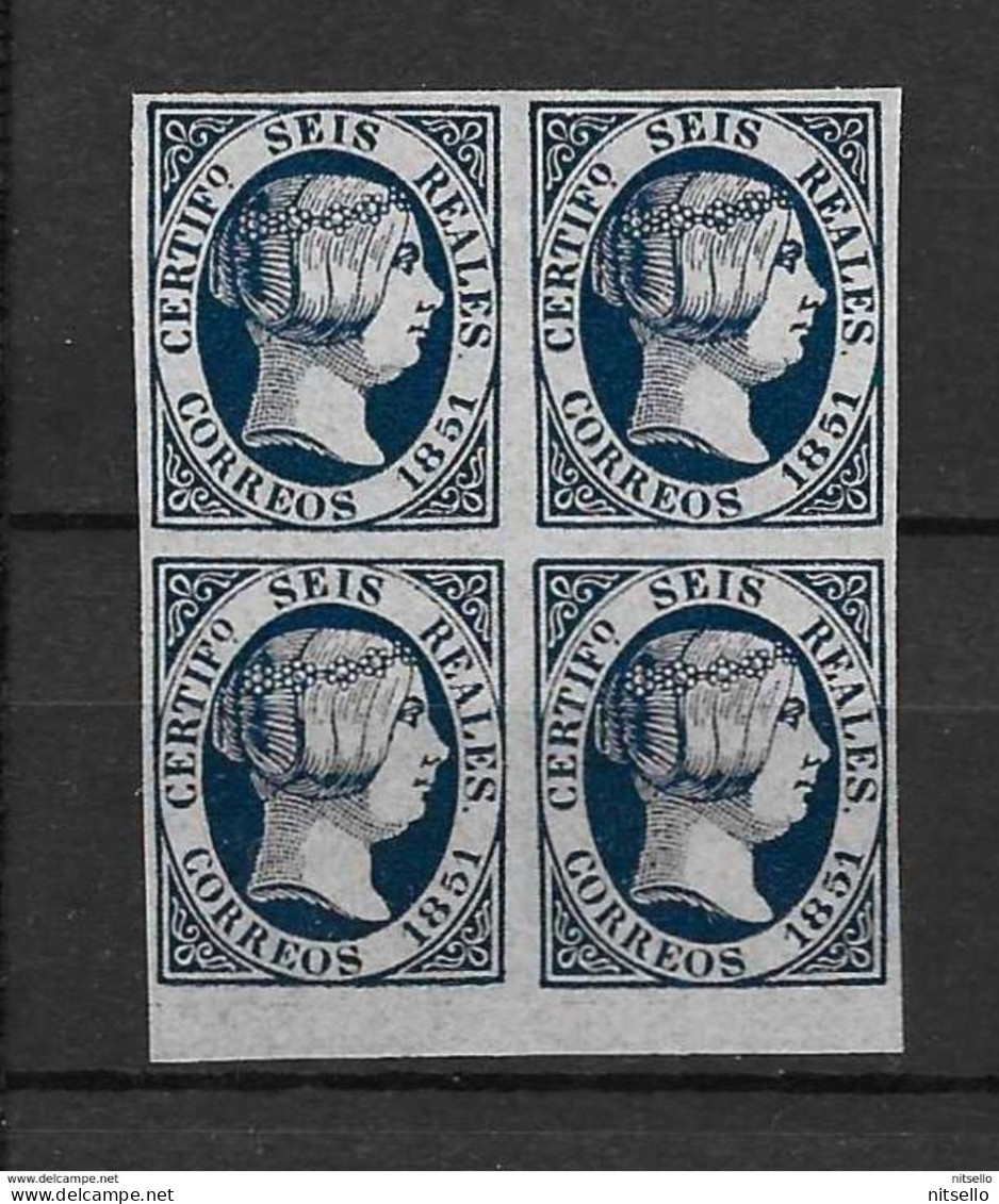LOTE 1811  ///  ESPAÑA 1851   SELLOS FALSOS SEGUI - Unused Stamps