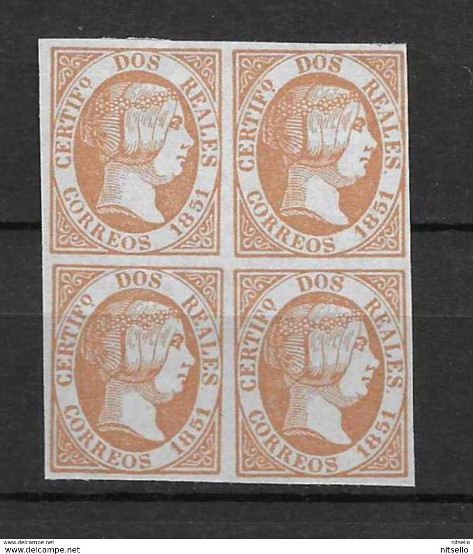 LOTE 1811  ///  ESPAÑA 1851   SELLOS FALSOS SEGUI - Unused Stamps