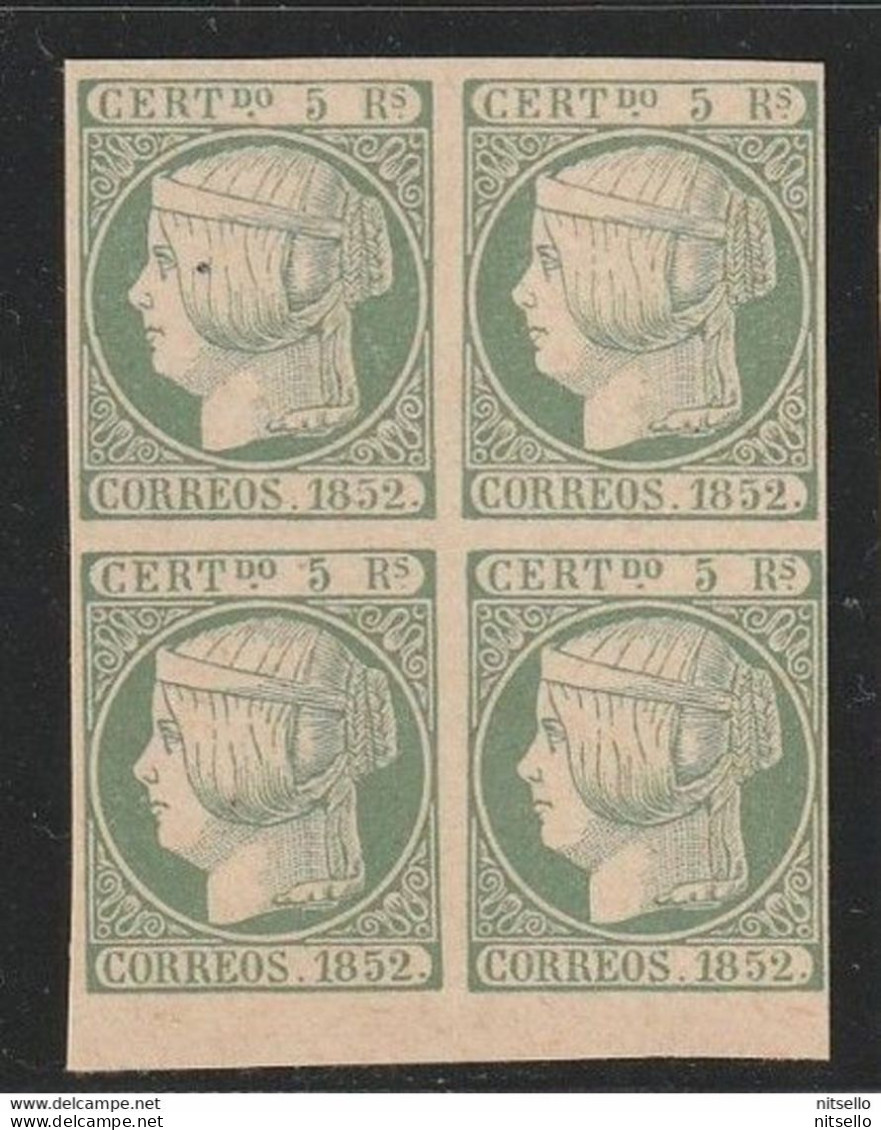 LOTE 1811 // (C050)  ESPAÑA 1852  EDIFIL Nº: 15  FALSO FILATELICO - Unused Stamps