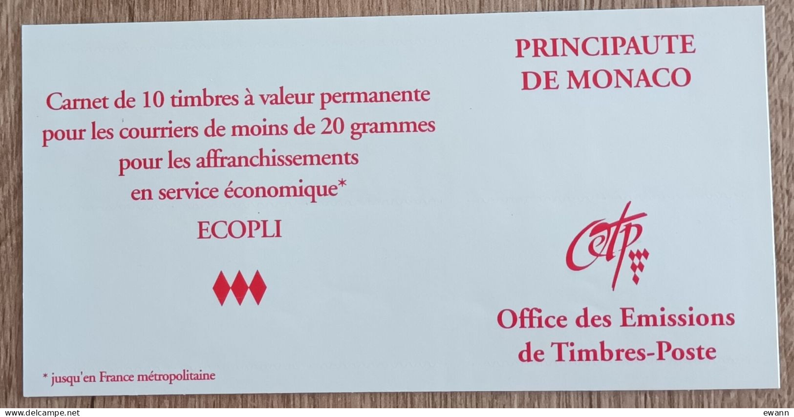 Monaco - Carnet YT N°14 - Armoiries - 2005 - Neuf - Postzegelboekjes