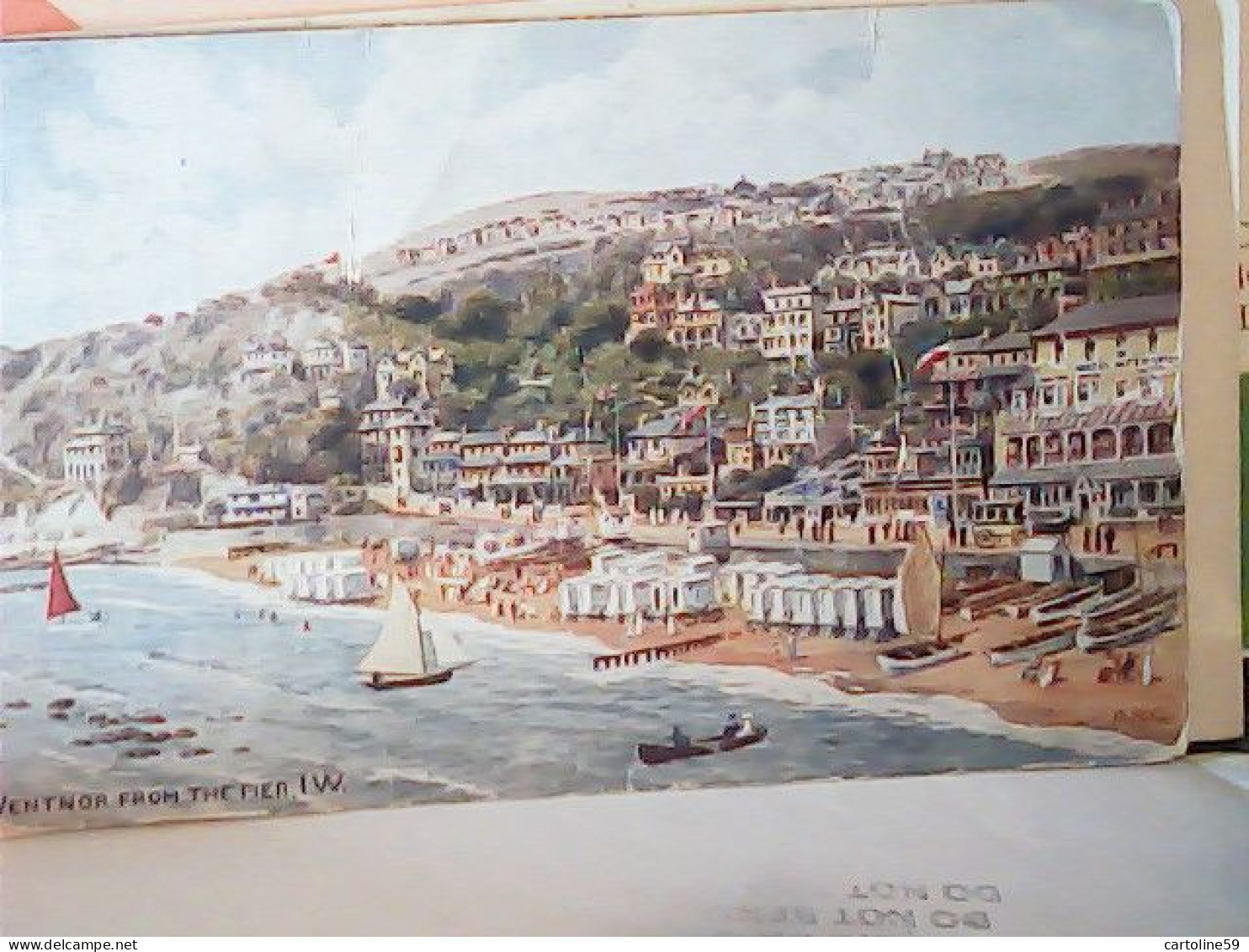 ENGLAND VENTNOR - VIEW FROM THE PIER  V1923 JR5030 - Ventnor