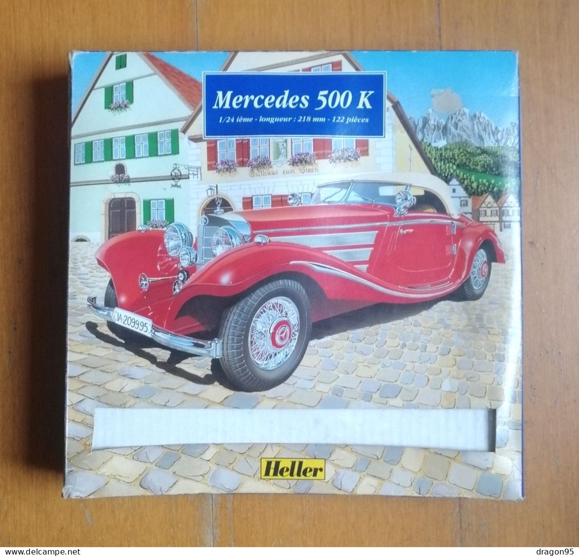 Maquette Mercedes 500 K - 1/24e - Heller - 122 Pièces - Voitures