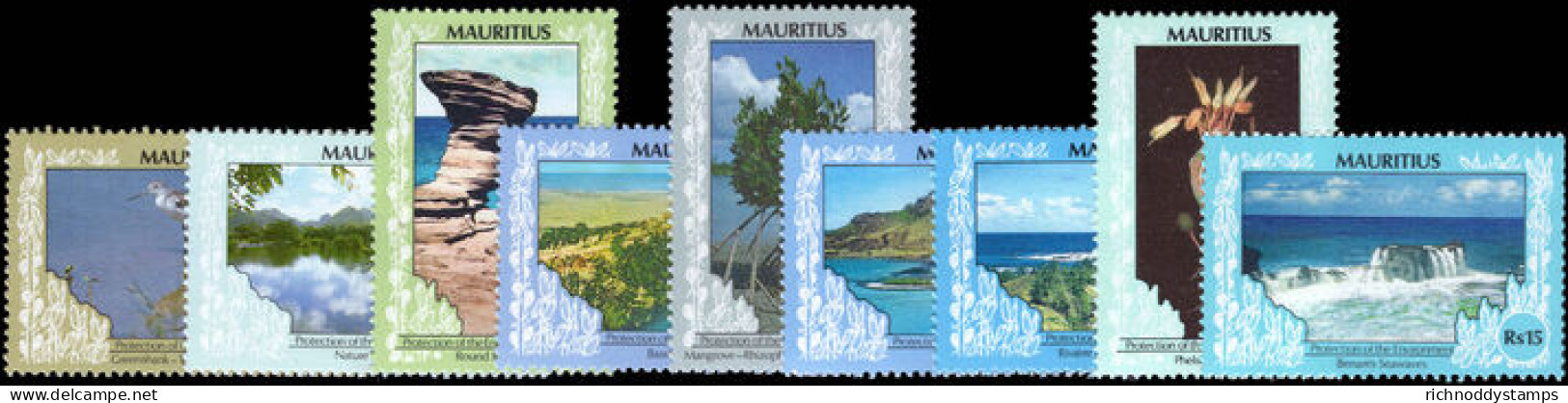 Mauritius 1989-98 Spiral Watermark Set Unmounted Mint. - Maurice (1968-...)