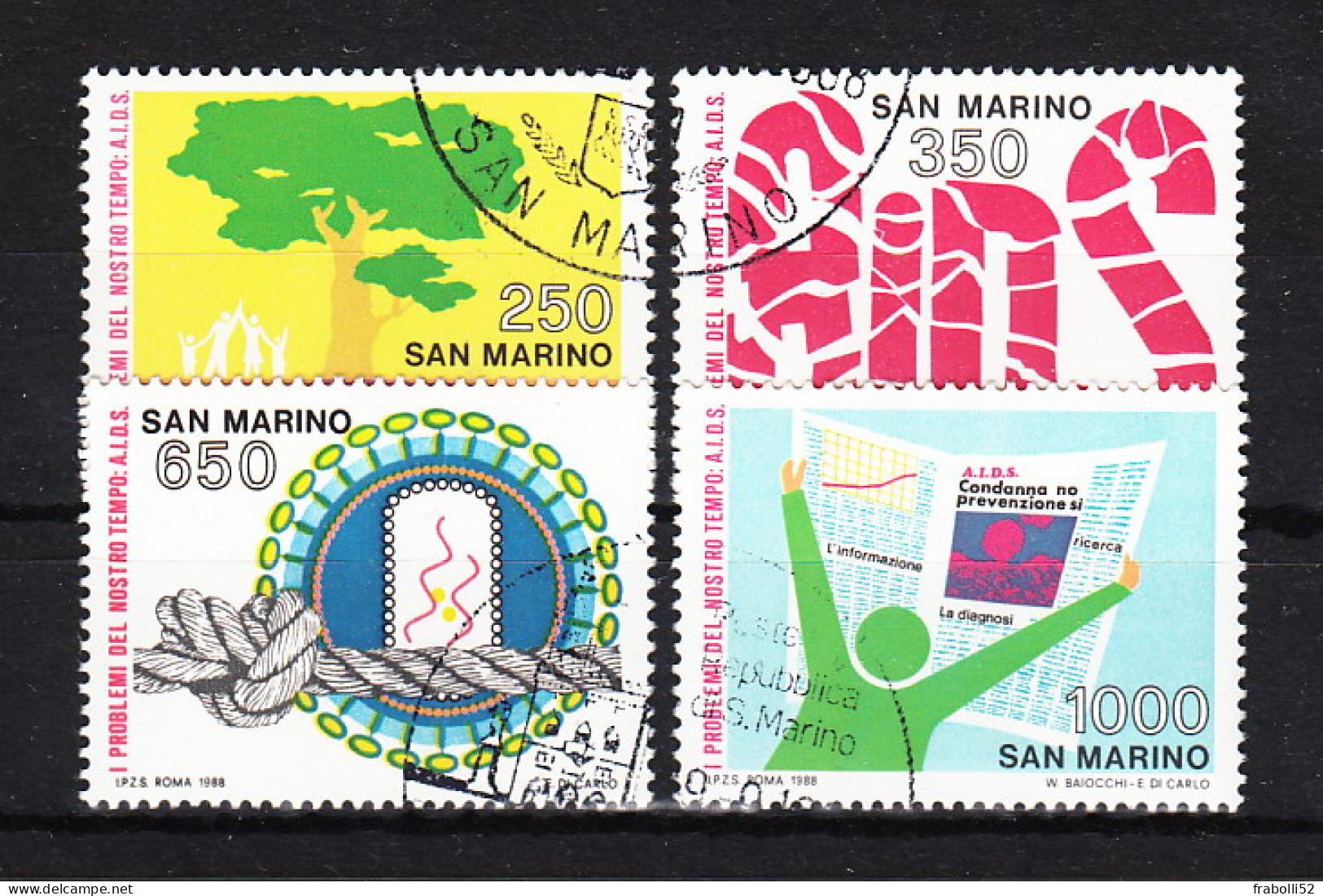 S. Marino Usati Di Qualità:   N. 1239-42 - Used Stamps