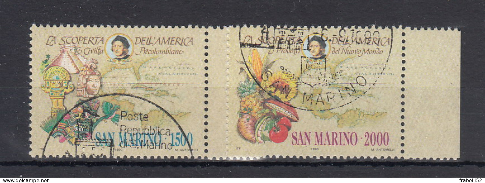 S. Marino Usati Di Qualità:   N. 1300-1 - Used Stamps