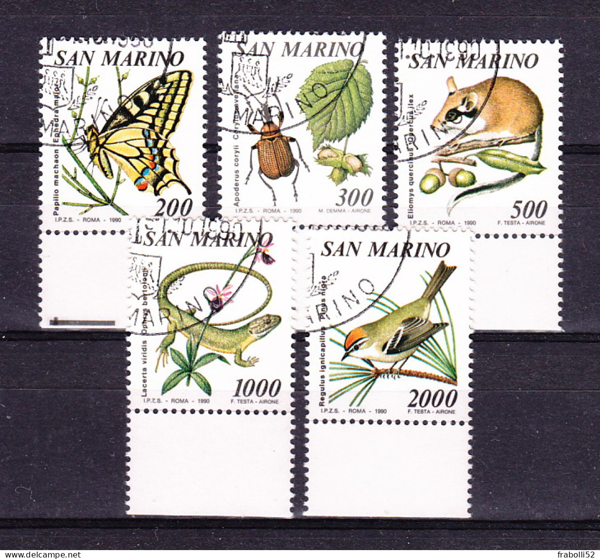 S. Marino Usati Di Qualità:   N. 1302-6 - Used Stamps