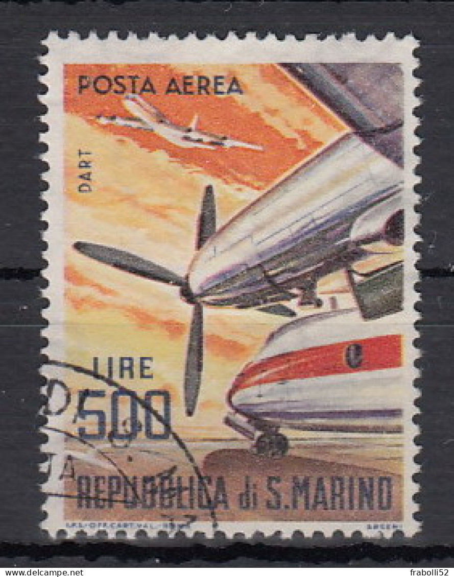 S. Marino Usati Di Qualità:   Posta Aerea  N. 149 - Luftpost