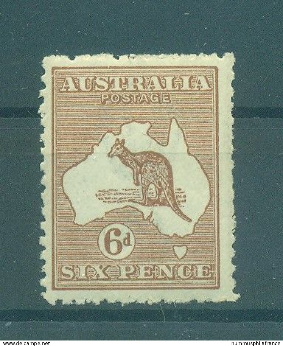 Australie 1923-25 - Y & T N. 42 - Série Courante (Michel N. 45 X III) (i) - Ongebruikt