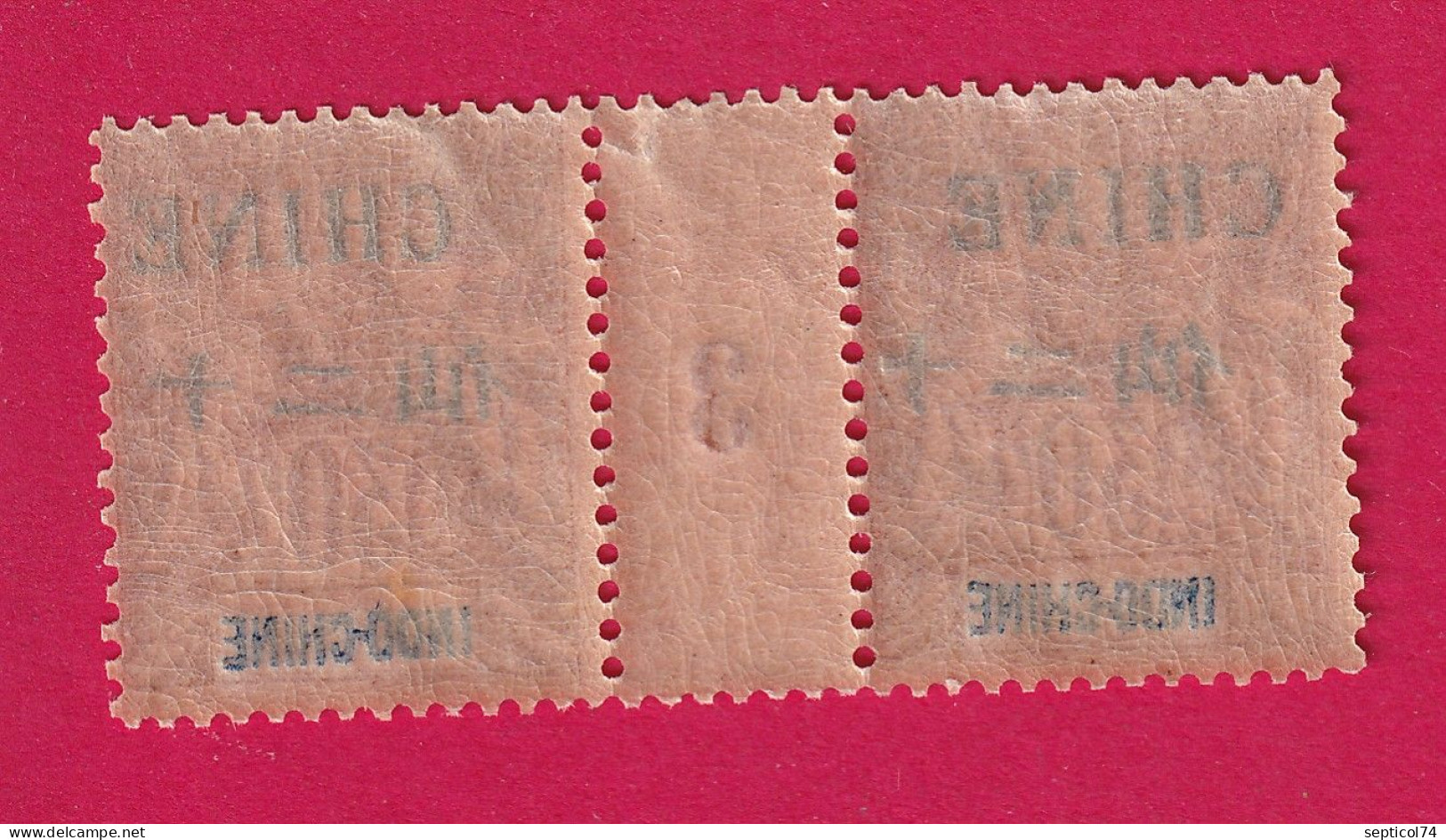 CHINE N°3 PAIRE MILLESIME 3 SANS CHARNIERE COTE 2100€ TIMBRE STAMP BRIEFMARKEN CHINA - Unused Stamps