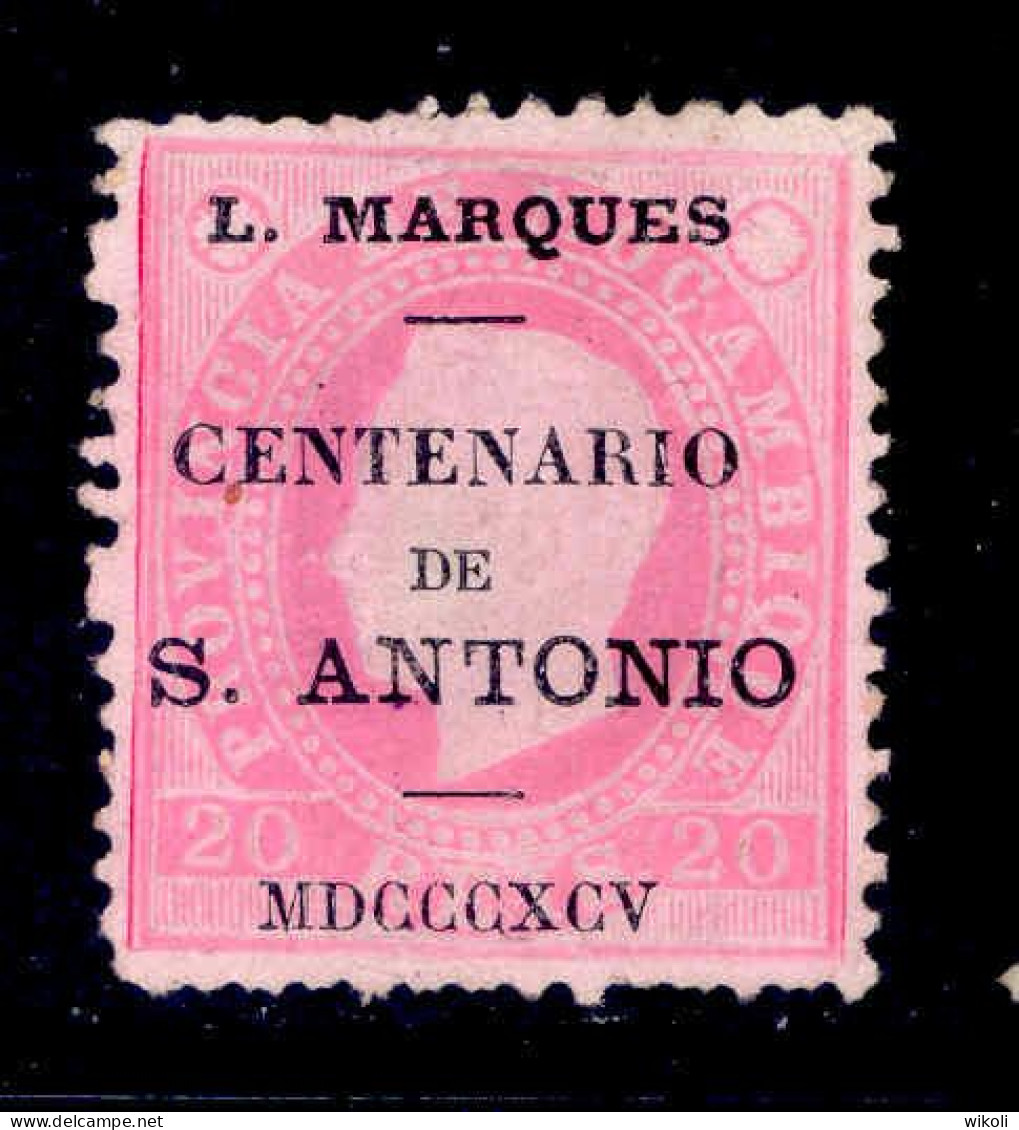 ! ! Lourenco Marques - 1895 King Luis OVP St. Anthony 20 R - Af. 16 - No Gum (ca 056) - Lourenzo Marques