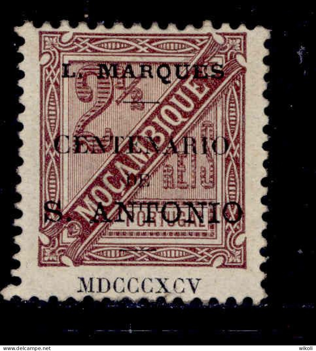 ! ! Lourenco Marques - 1895 King Carlos OVP St. Anthony 2 1/2 R - Af. 23 - No Gum (ca 057) - Lourenco Marques