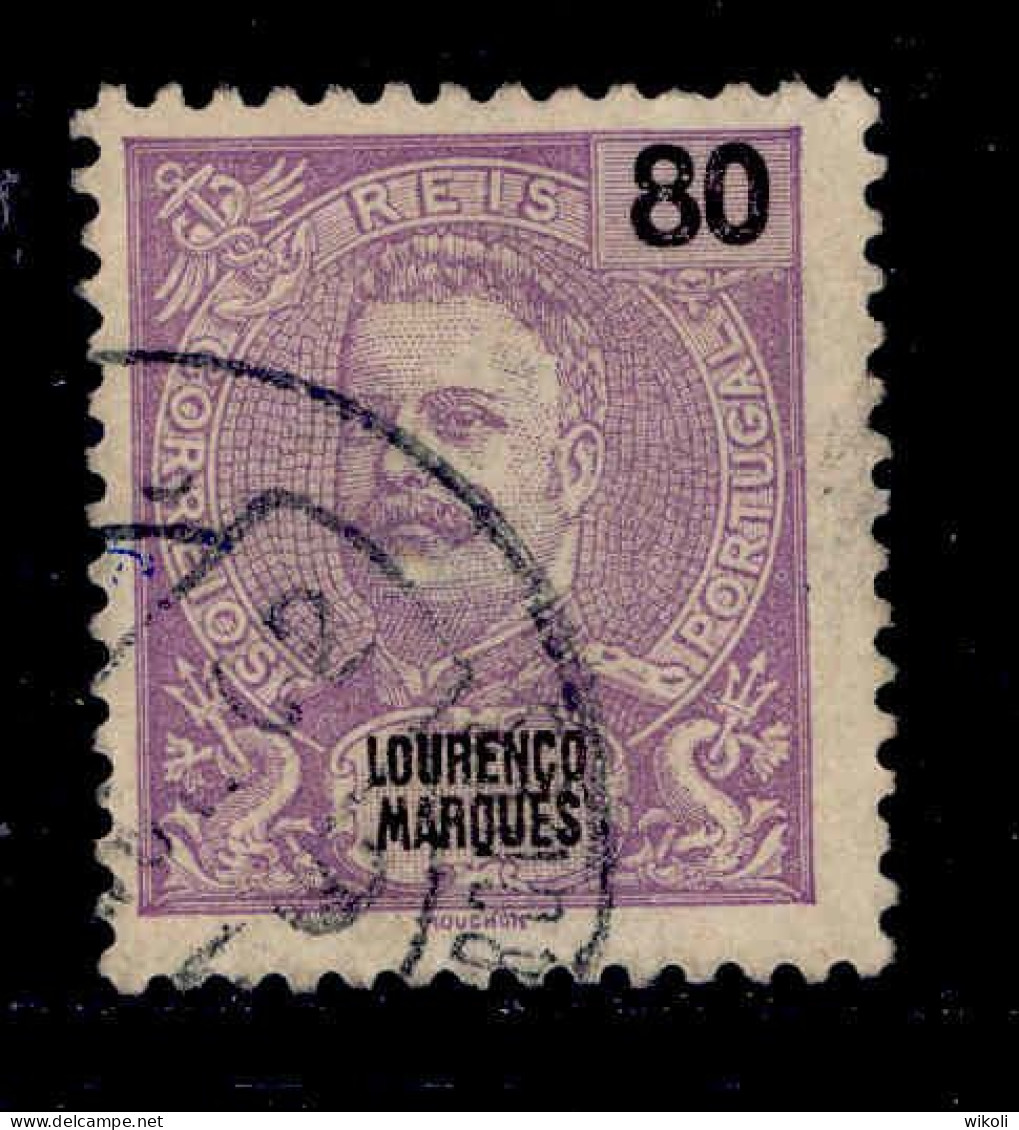 ! ! Lourenco Marques - 1898 D. Carlos 80 R - Af. 40 - Used (ca 058) - Lourenco Marques