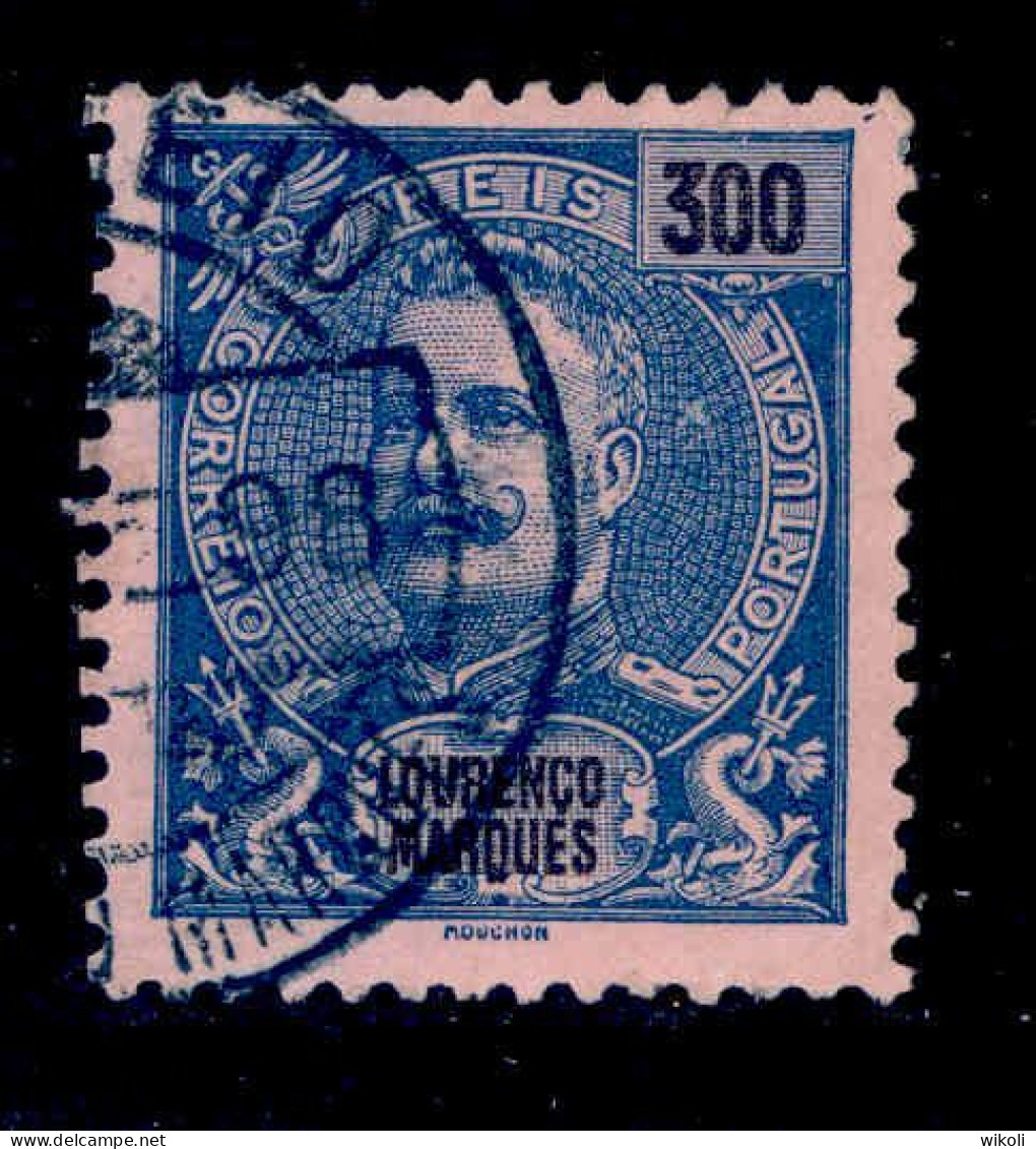 ! ! Lourenco Marques - 1898 D. Carlos 300 R - Af. 44 - Used (ca 060) - Lourenzo Marques