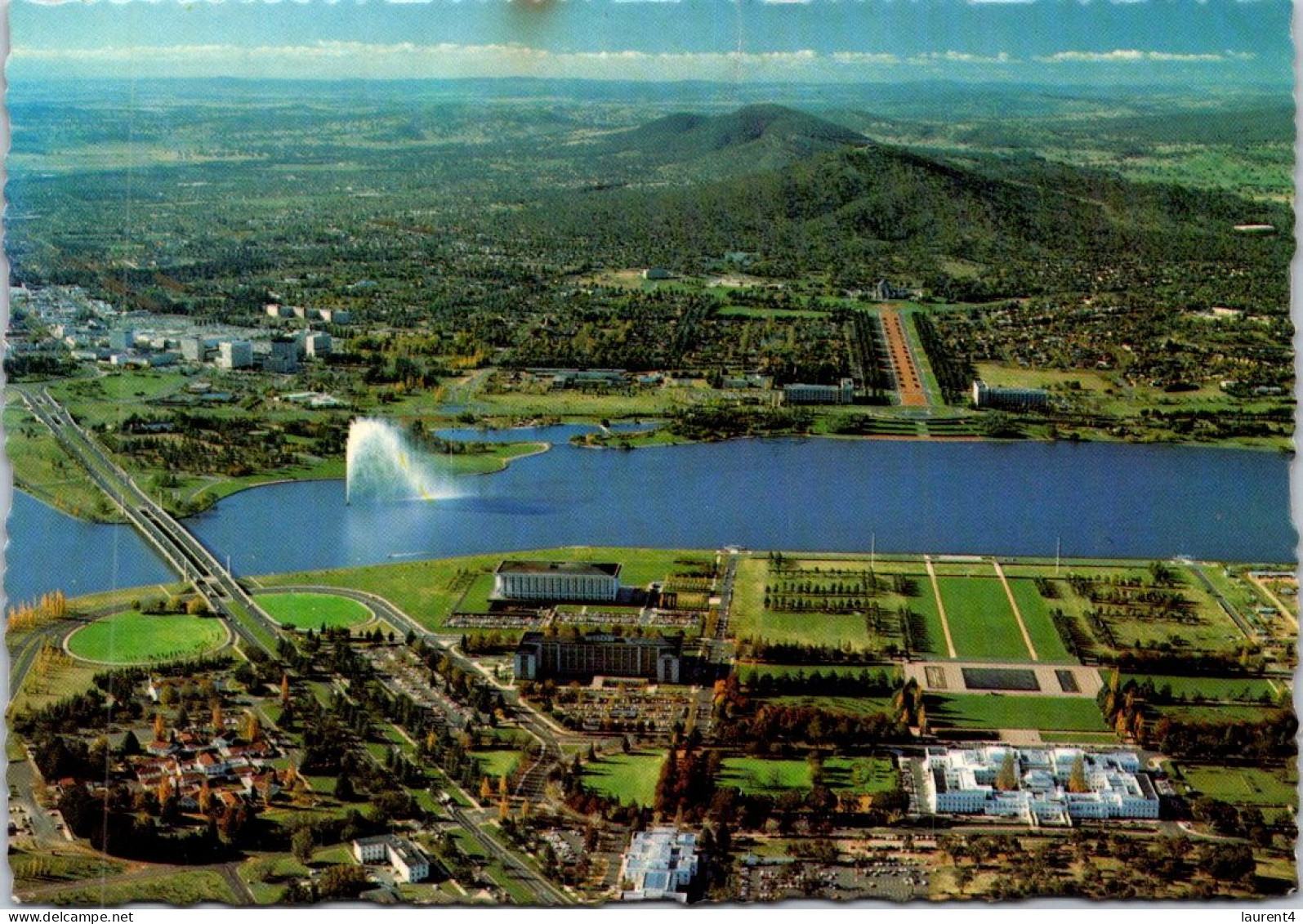 31-12-2023 (3 W 17) Australia - ACT - Aerial View Of Canberra (before Construction Of Australian New Parliament House) - Canberra (ACT)