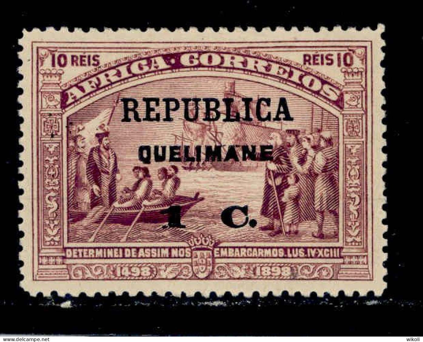 ! ! Quelimane - 1913 Vasco Gama On Africa 1 C - Af. 03 - MH (ca 081) - Quelimane