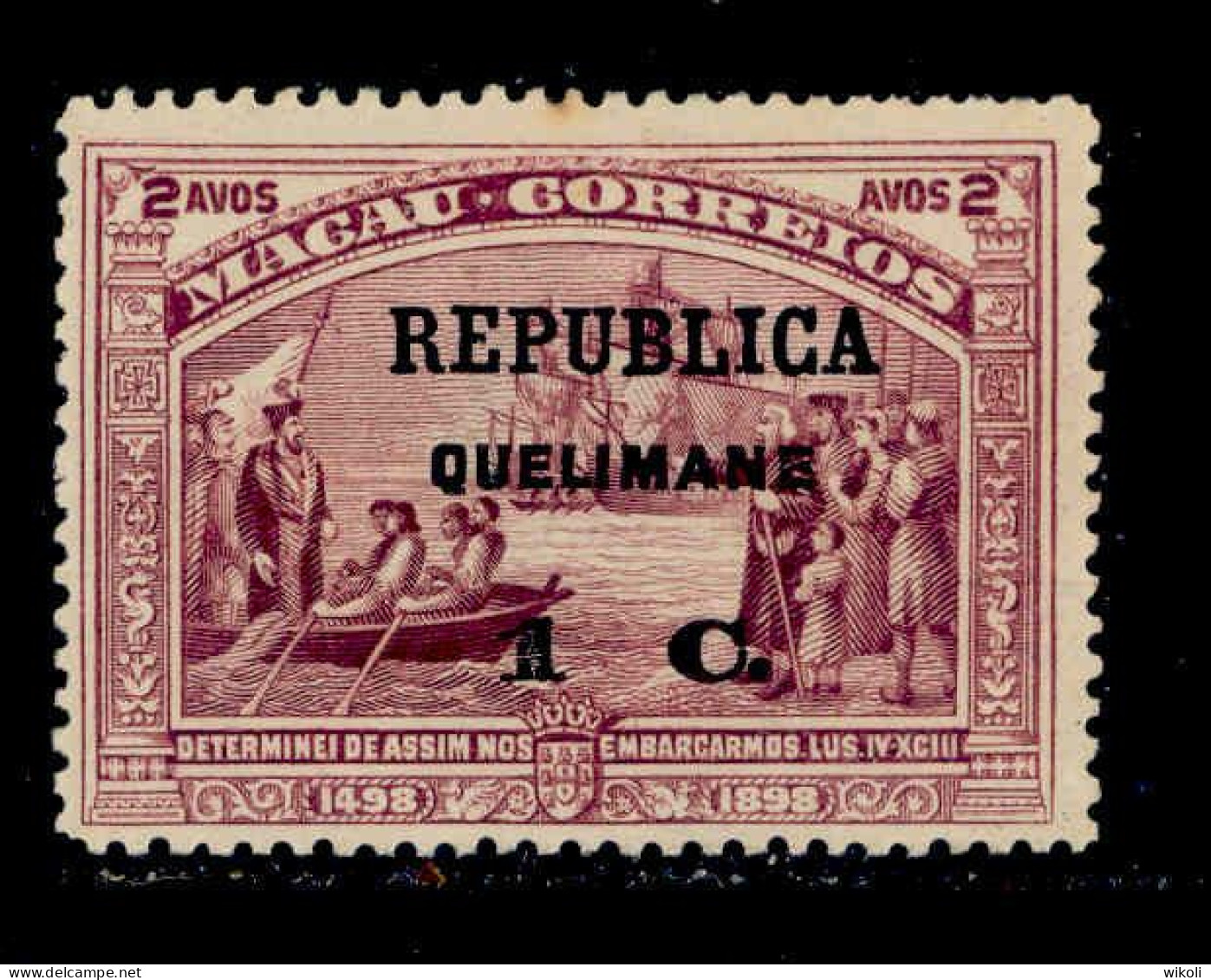 ! ! Quelimane - 1913 Vasco Gama On Macau 1 C - Af. 11 - MH (ca 082) - Quelimane