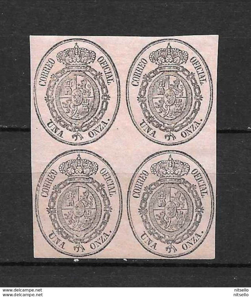 LOTE 1812  ////  (C105) ESPAÑA    EDIFIL Nº: 36 EN BLOQUE   **MNH  LUXE - Unused Stamps