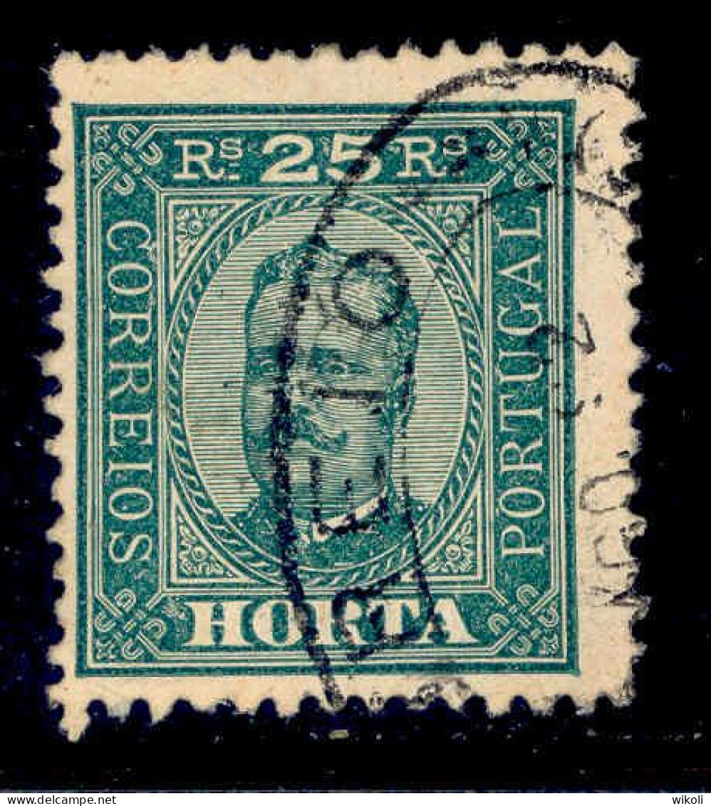 ! ! Horta - 1892 D. Carlos 25 R (Perf. 11 3/4) - Af. 05 - Used (ca 110) - Horta